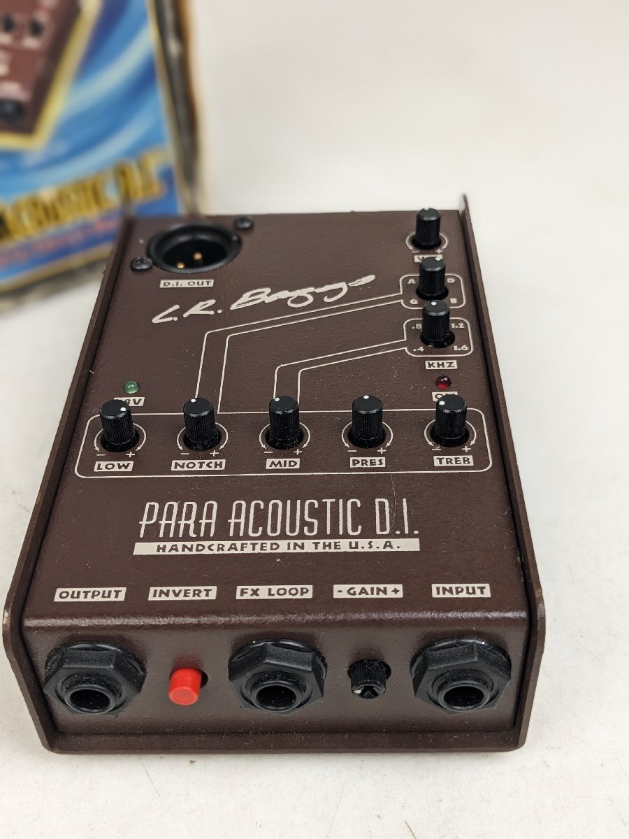 【動作確認済】ギターアンプ L.R.Baggs Para Acoustic D.I. エレアコ用プリアンプ ダイレクトボックス / 60 (SGAW015063D)の画像2