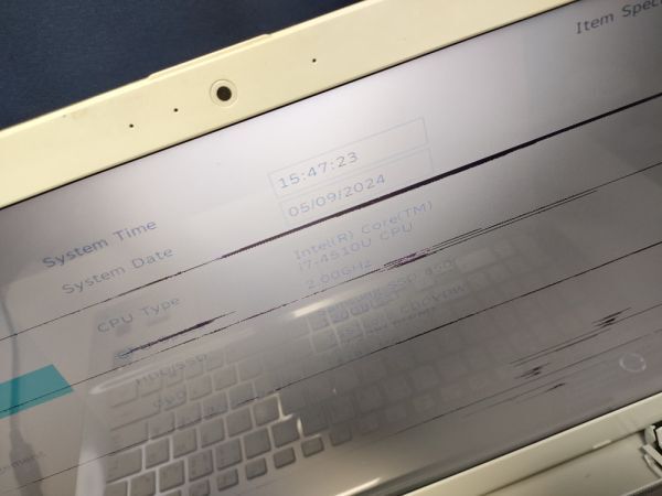 【ジャンク】東芝 dynabook T55/56MG Core i7-4510U BIOS起動可能 マザーボード 液晶NG キーボード【動作確認済み】_画像4