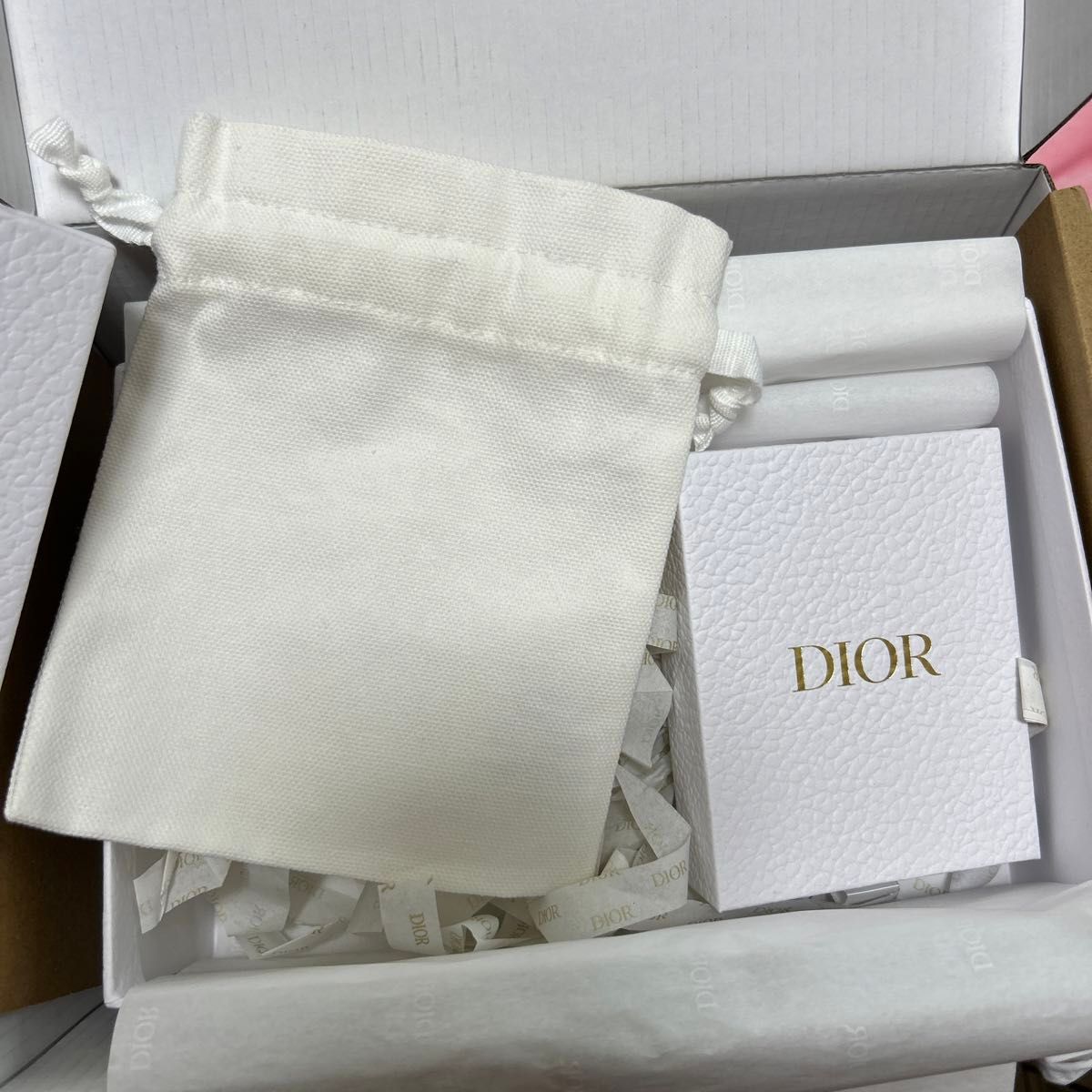 Christian Dior  フォンチャーム　ロゴ巾着