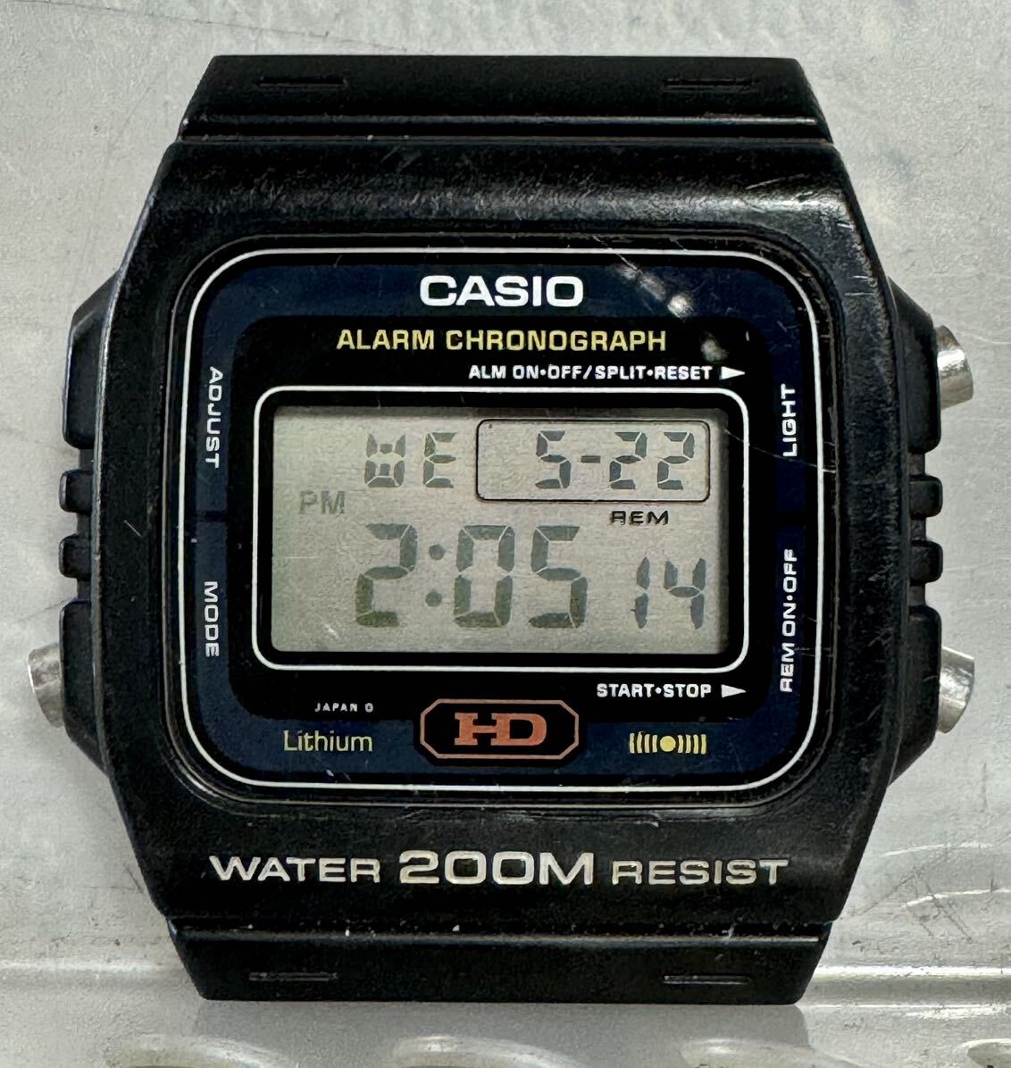電池新品】稀少 80's CASIO DW-240 HD アラーム クロノグラフ 電池新品】稀少 80's CASIO DW-240 HD アラーム クロノグラフ