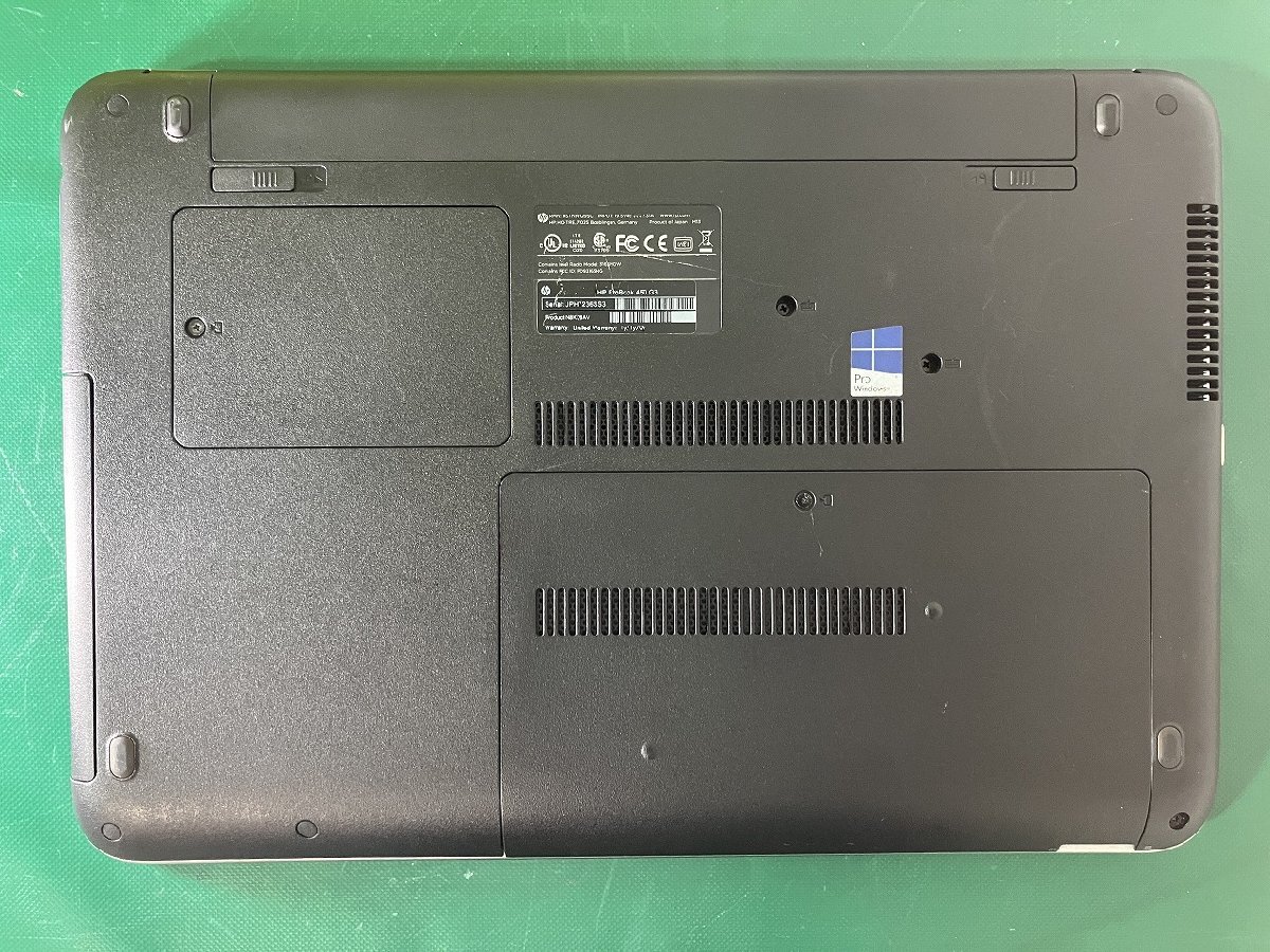 【埼玉発送】【動作確認済】HP / HP ProBook 450 G3 / Intel(R) Core(TM) i5-6200U CPU@2.30GHz 2.40GHz / 8GB / HDD500GB / Windows11Proの画像5