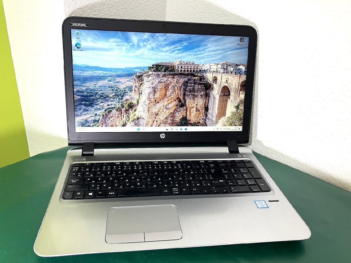 【埼玉発送】【動作確認済】HP / HP ProBook 450 G3 / Intel(R) Core(TM) i5-6200U CPU@2.30GHz 2.40GHz / 8GB / HDD500GB / Windows11Proの画像1