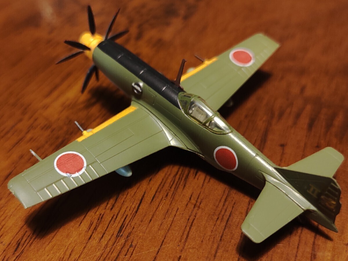 エフトイズ 松本零士 戦場まんがコレクション2 衝撃降下90度 キ99 完成品 組立済み 戦闘機 F-toys_画像1