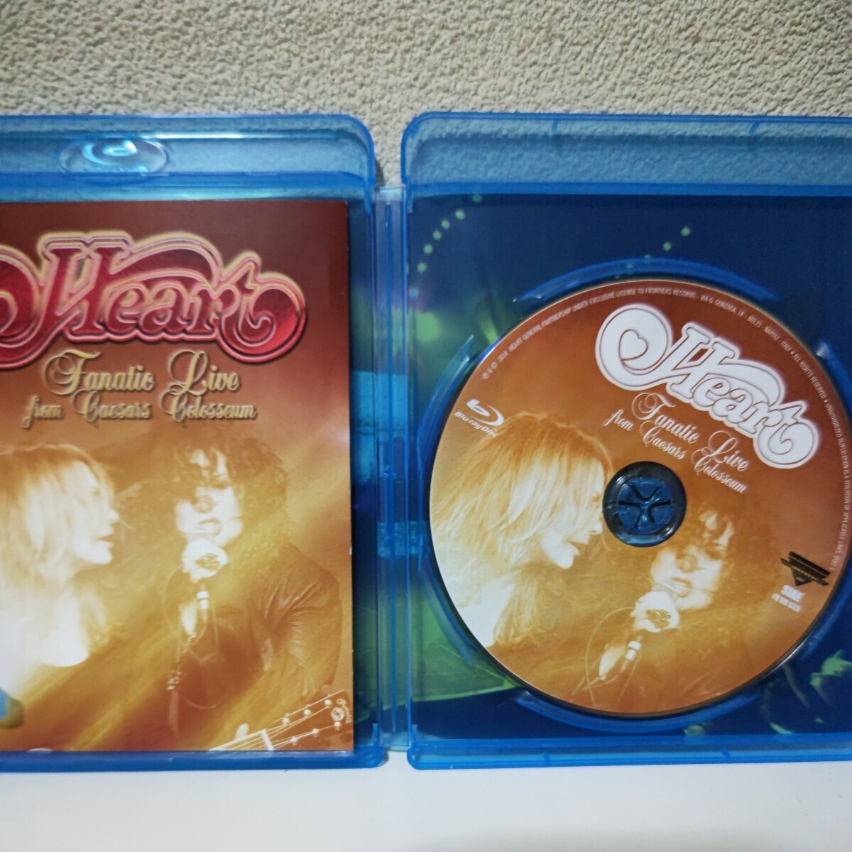 HEART/Fanatic Live from Caesars Colosseum foreign record Blu-ray Heart Anne * Wilson naan si-* Wilson 