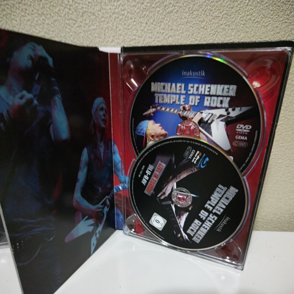 MICHAEL SCHENKER/Temple of Rock foreign record DVD+Blu-ray+2CD 4 sheets set Michael *shen car 