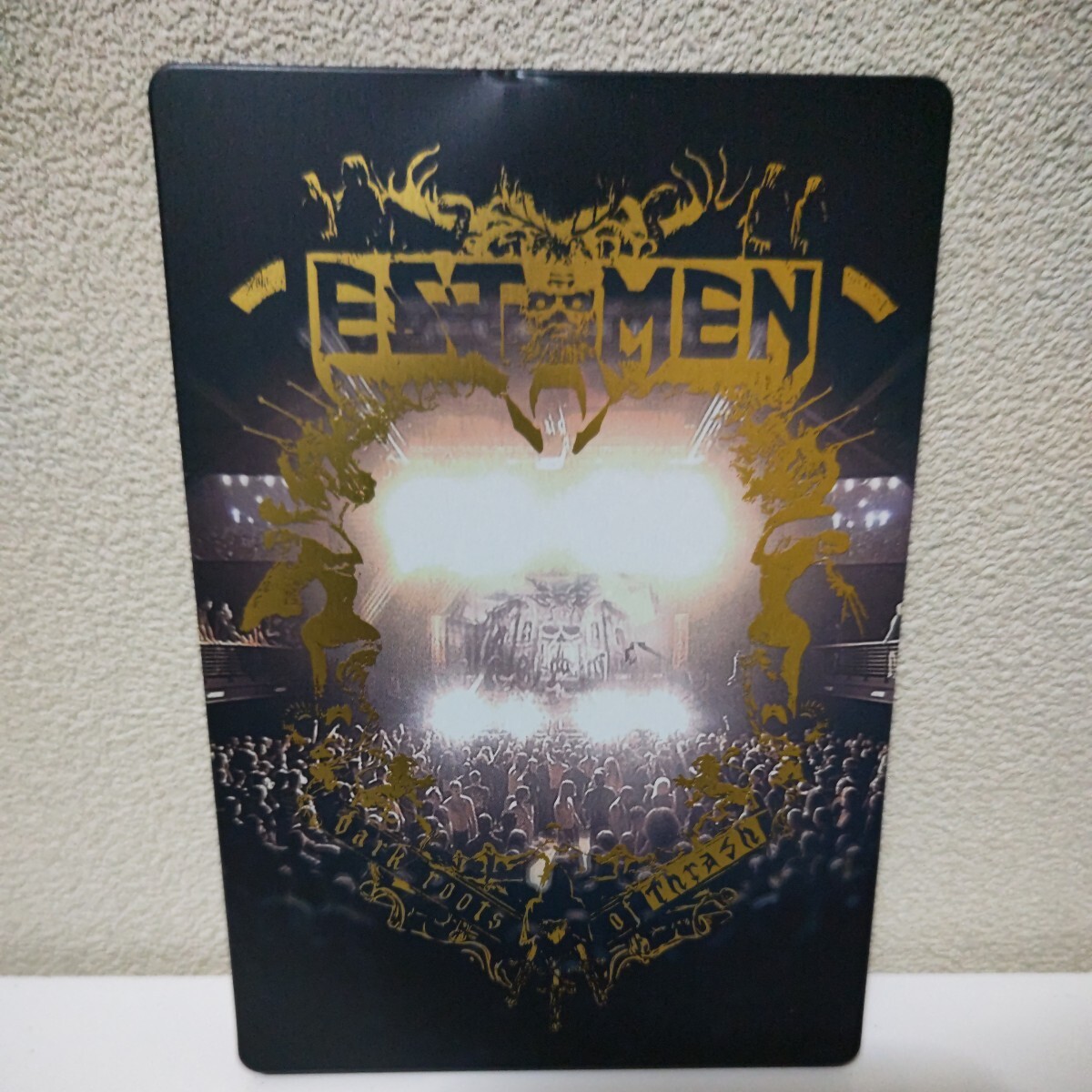 TESTAMENT/Dark Roots of Thrash foreign record Blu-ray+2CD 3 sheets set tester men to Special made can case 