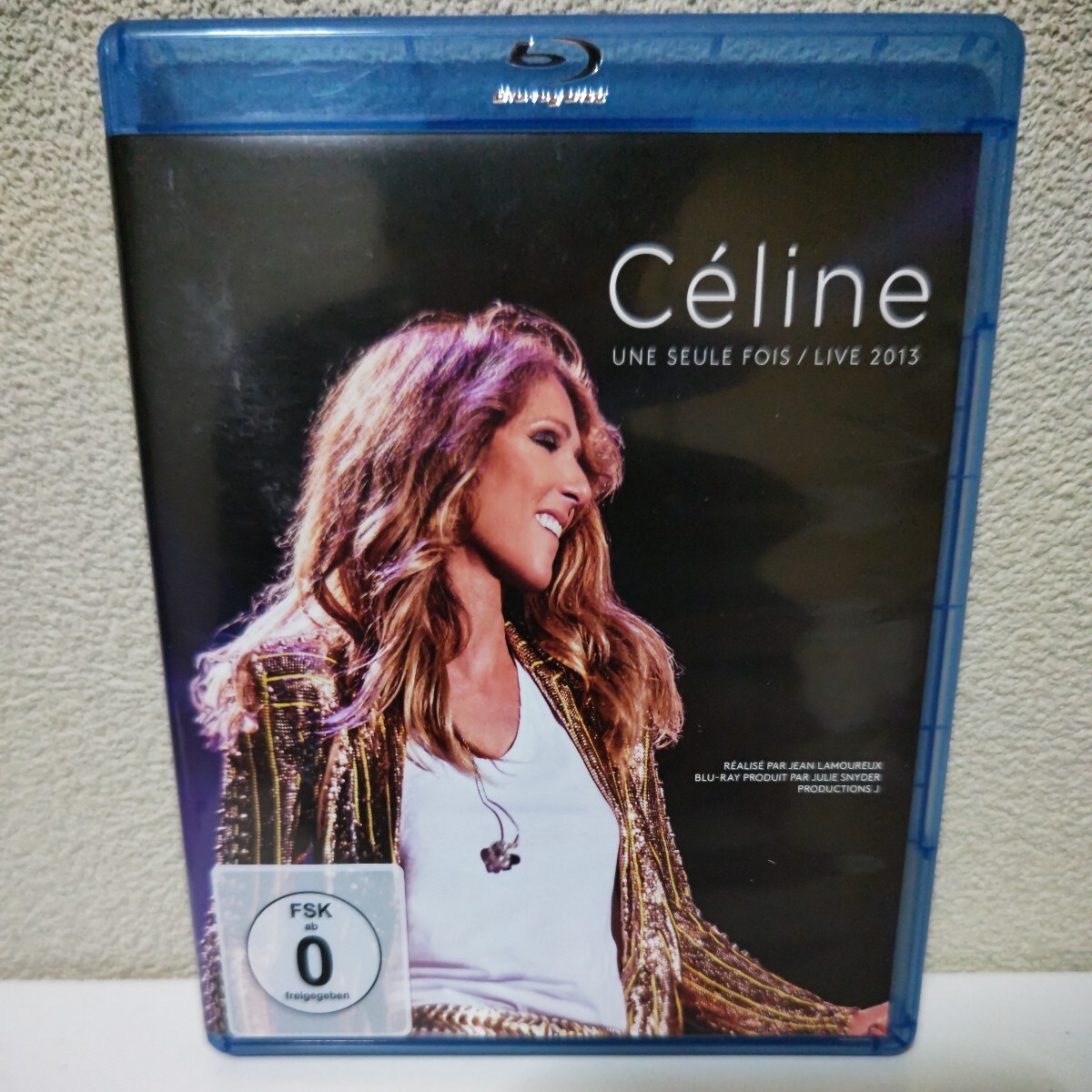 CELINE DION/Une Seule Fois:Live 2013 foreign record Blu-ray+2CD 3 sheets set Celine * Dion 