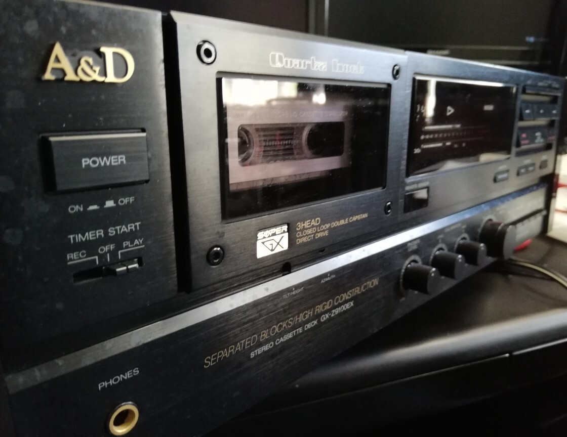 A＆D カセットテープデッキ GX-Z9100EX  赤井電機kkの画像1