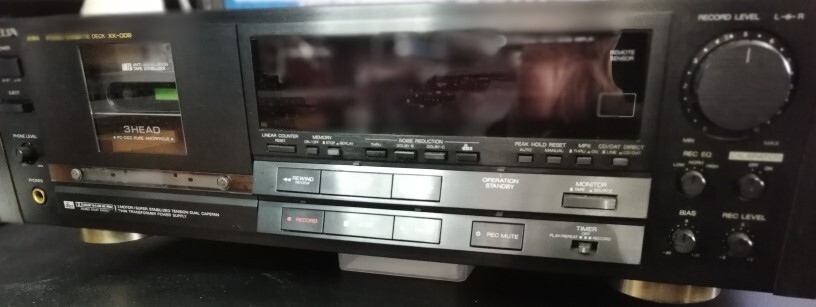 AIWA EXCELIA カセットテープデッキ XK‐009の画像1