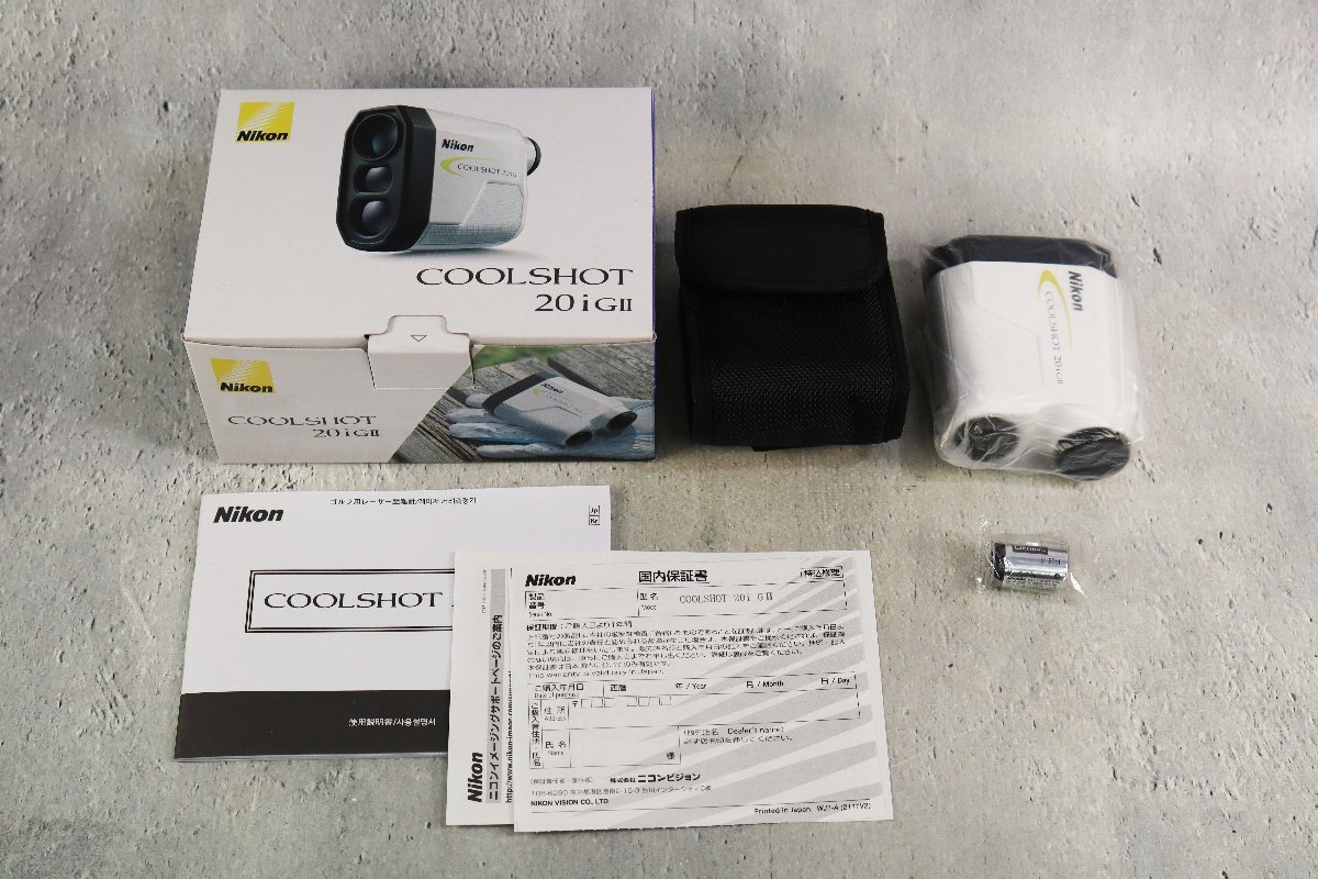 新品 未使用 Nikon COOLSHOT 20iGⅡ ニコン クールショット ゴルフ 距離計_画像4