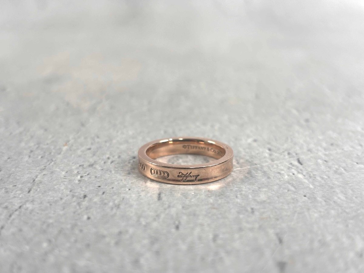 TIFFANY&Co. ティファニー リング 1837 ルベドメタル ピンクゴールド 2012年限定 アクセサリー 指輪の画像3