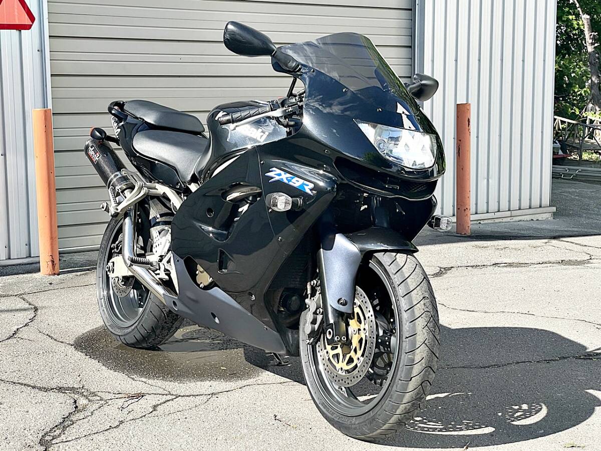 札幌発 KAWASAKI Ninja ZX-9R ZX900C 1998年式 ZX900CE キャブ 4スト カワサキ 車検R7年8月付き DEVILフルエキ LEDヘッド 全国納車！_画像3