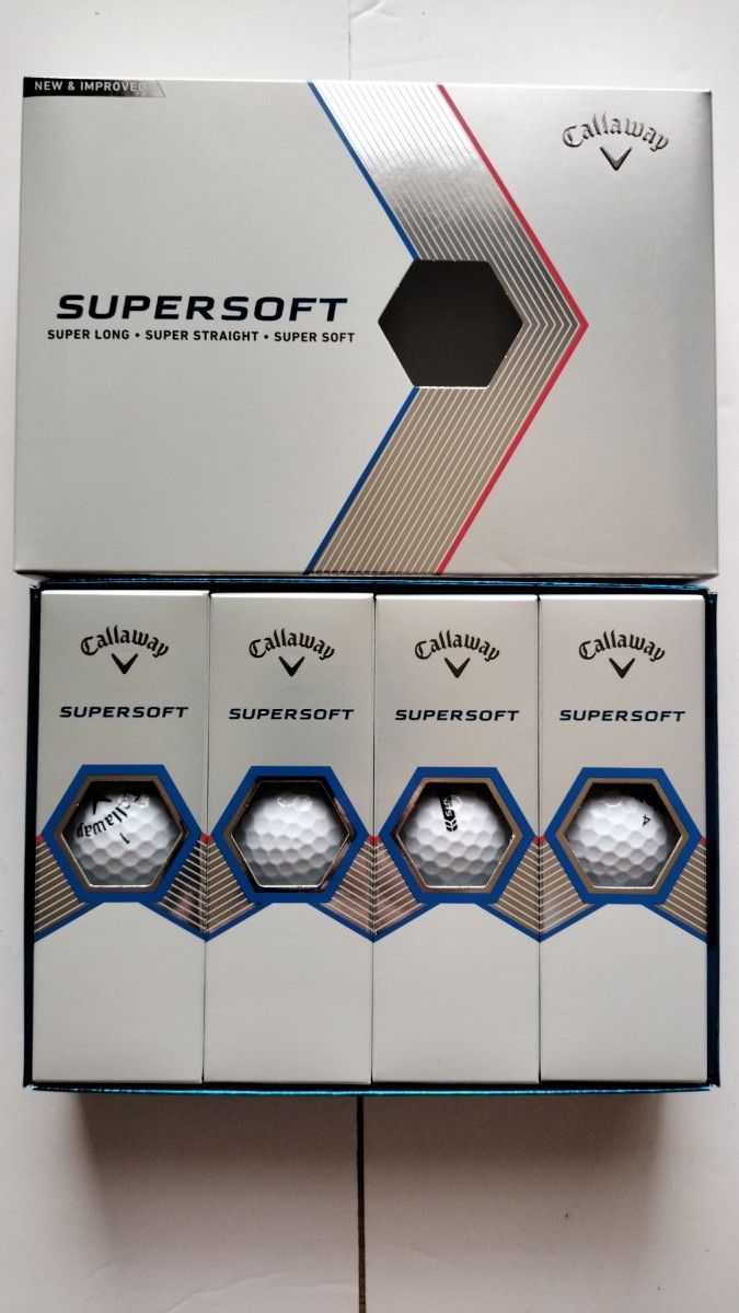 (新品)キャロウェイ スーバーソフト(SUPERSOFT)  ゴルフボール ホワイト 1ダース