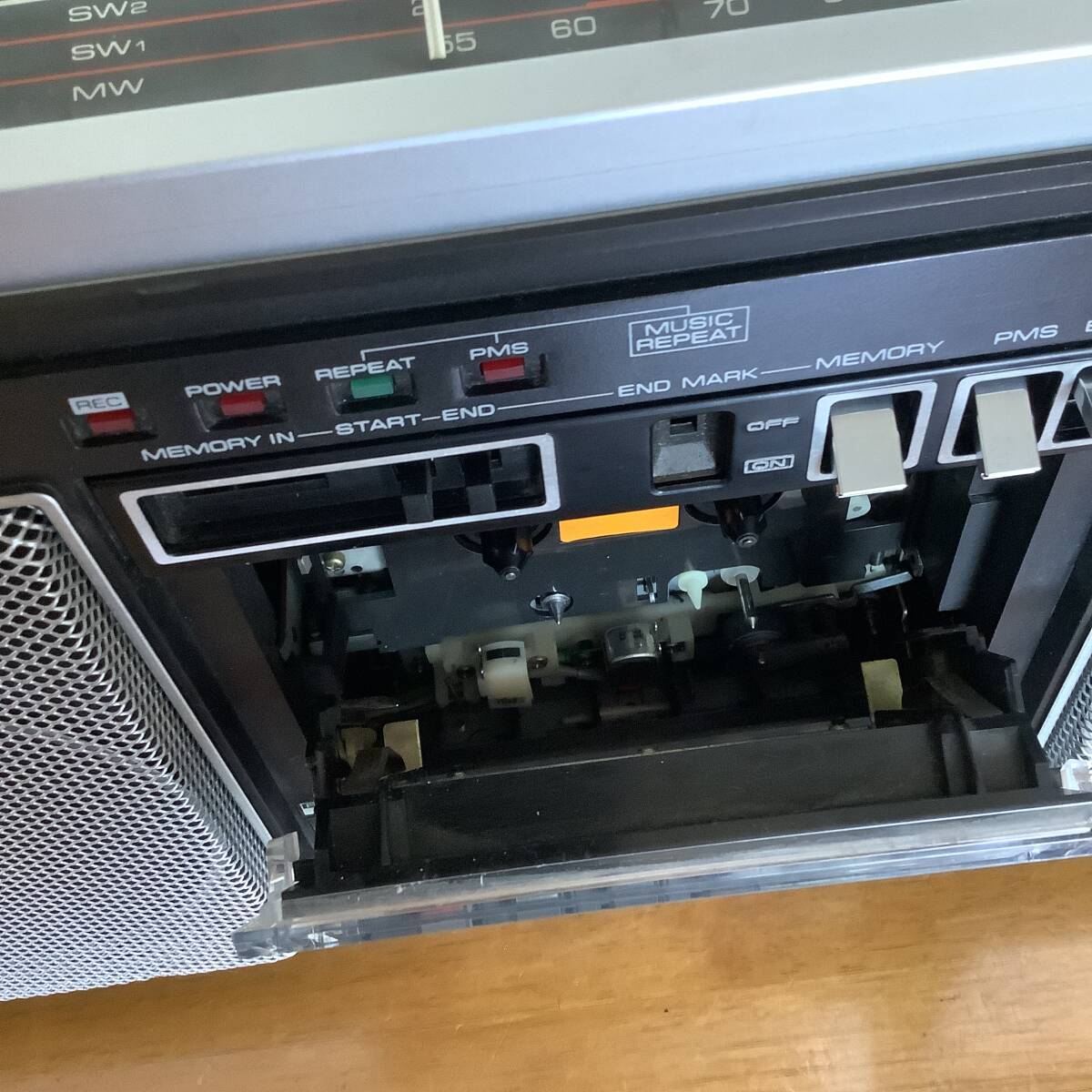 ★パイオニアPioneer ラジカセ　MODEL ＳＫ－８　ラジオMW/SW1/SW2/FM／カセット／外部入力動作品★_画像8