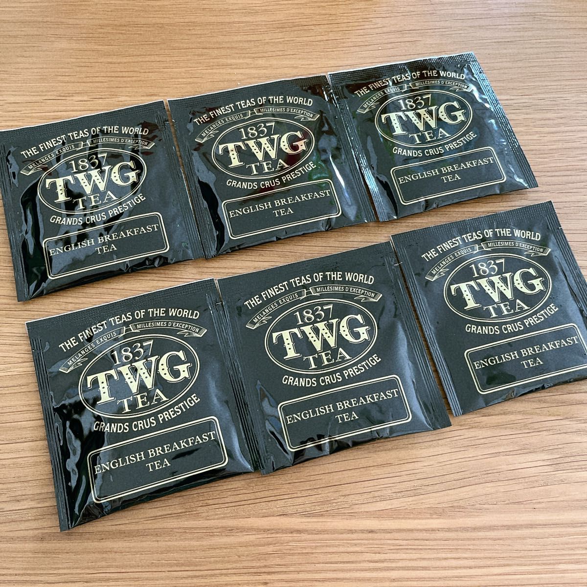 TWG TEA ティーダブリュージー ティー ENGLISH BREAKFAST TEA ブラックティー 6袋 おいしい 高級紅茶