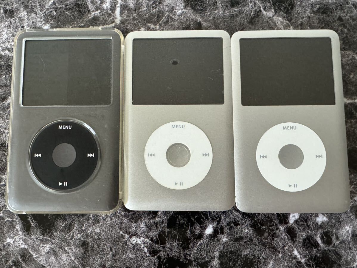 iPod classic 3点セット ジャンク 120GB 160GBの画像1