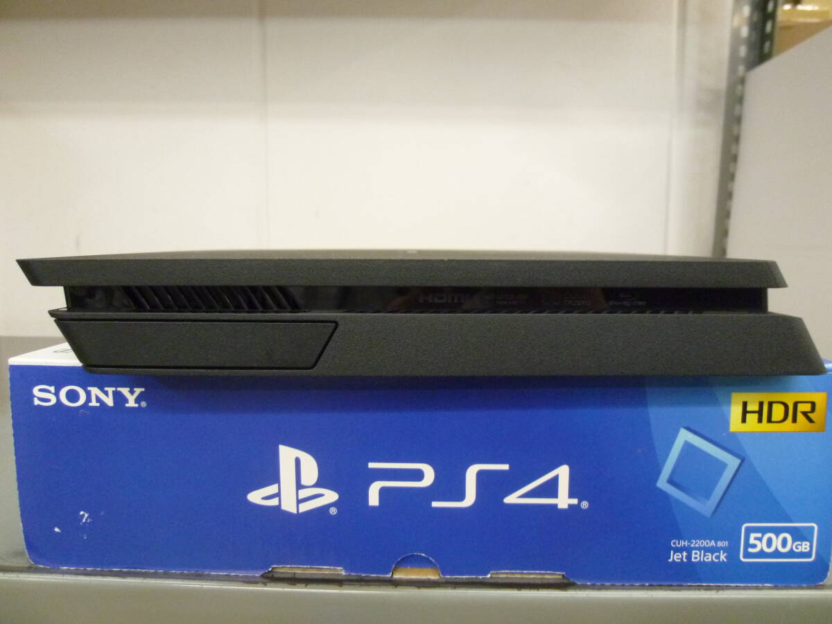 中古 SONY ソニー PlayStation 4 プレイステーション 4 500GB CUH-2200AB01 ジェットブラック PS4_画像5