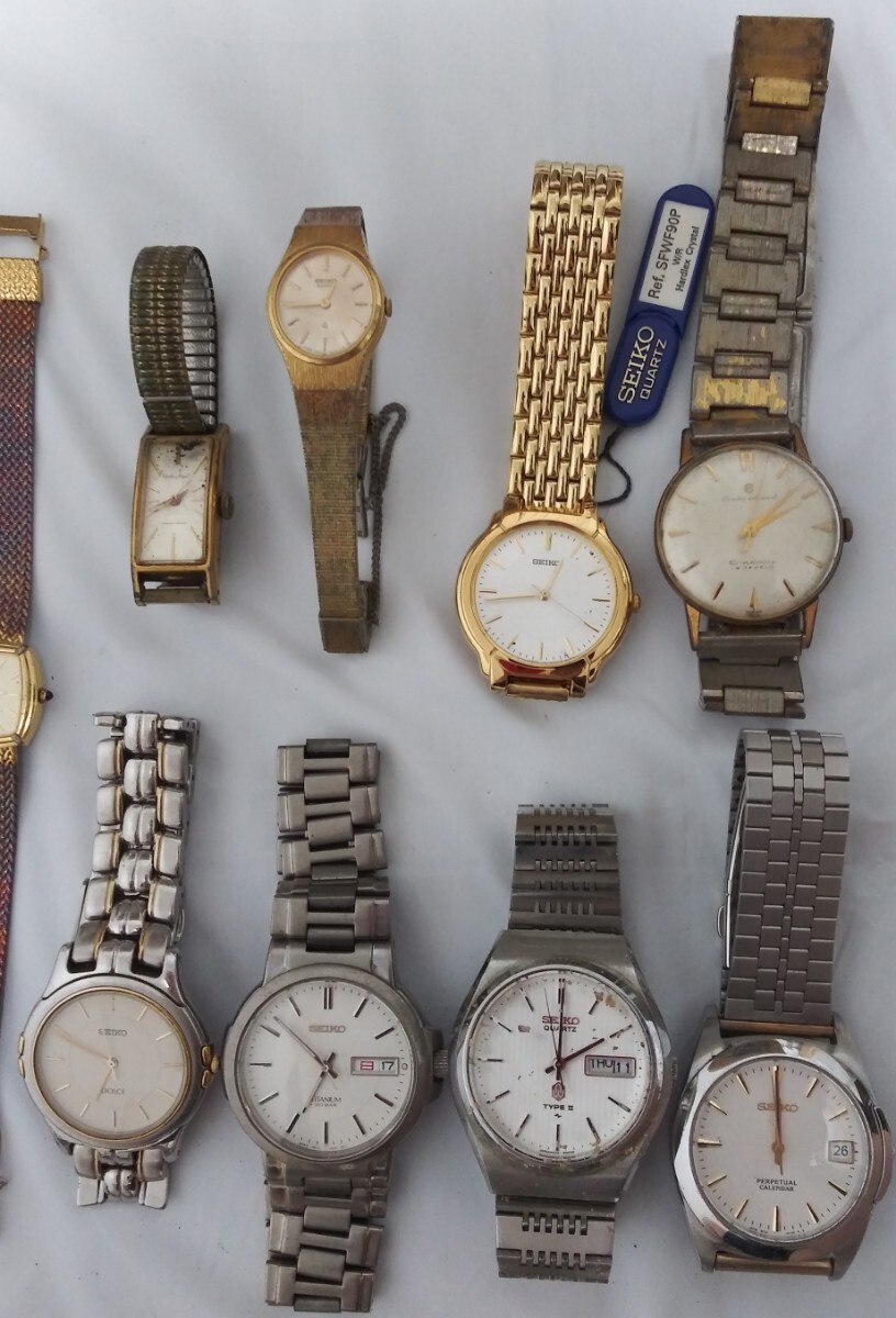 腕時計 懐中時計 59個 まとめ売り SEIKO セイコー/CITIZEN シチズン/CASIO カシオ など メーカー様々 ジャンク品_画像2