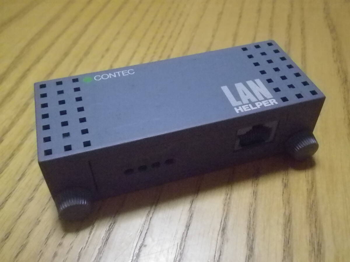 送料無料 珍品 CONTEC LAN HELPER（C-NET(9N) E-10）98NOTEの110Pin拡張バス用LANアダプターの画像1