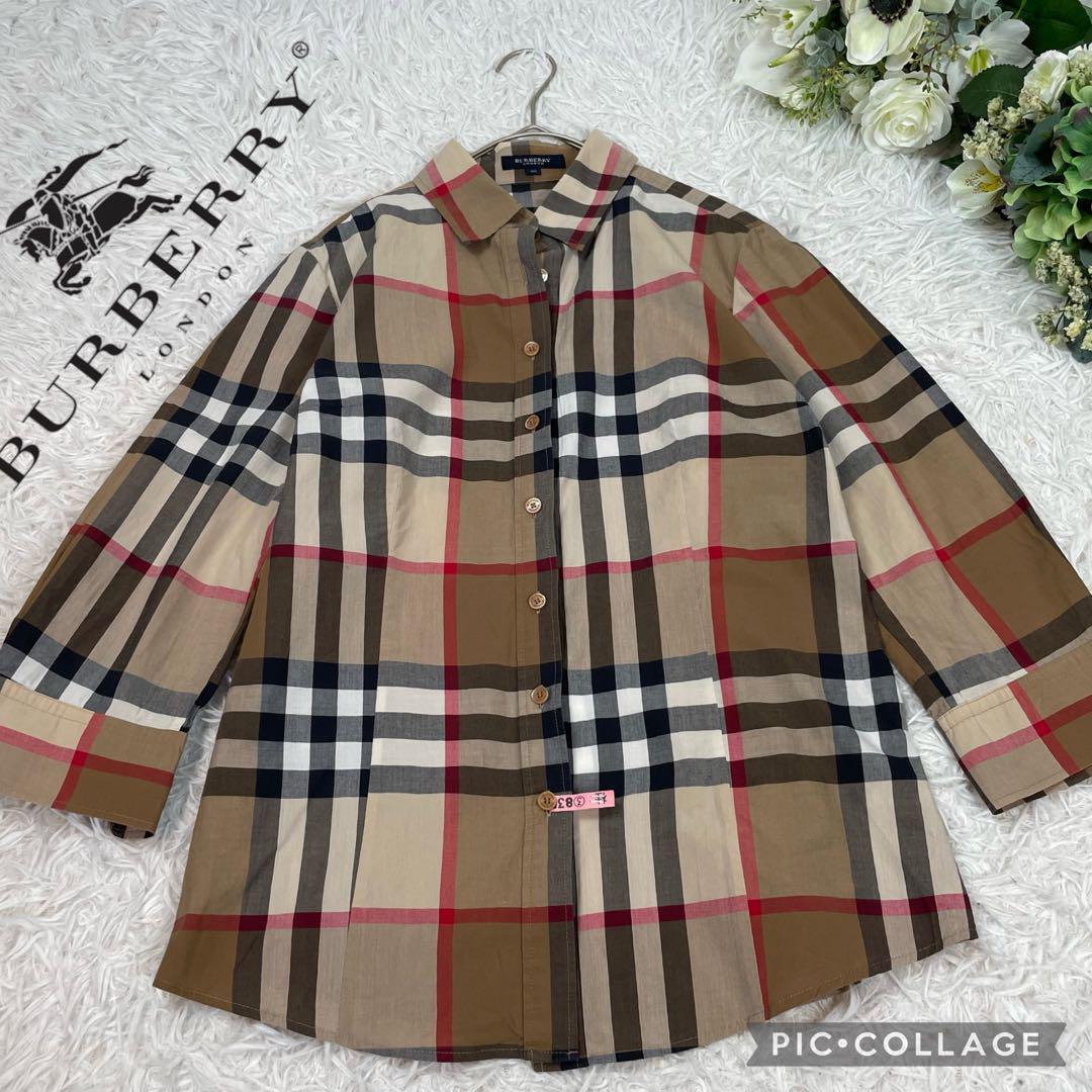 BURBERRY LONDON チェックシャツ 美品 BURBERRY LONDON チェックシャツ 美品