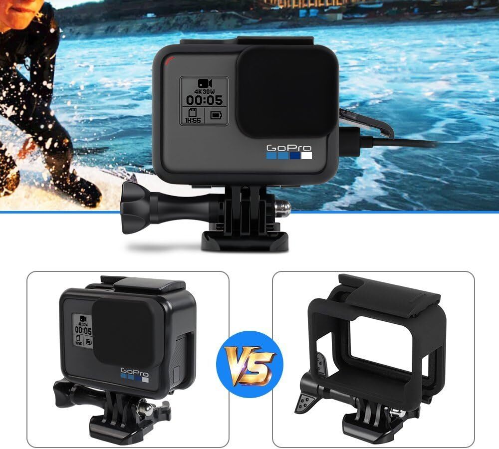 【Taisioner】GoPro HERO 5・GoPro HERO6 GoPro・HERO7 Black用 保護フレーム+シリコ_画像7