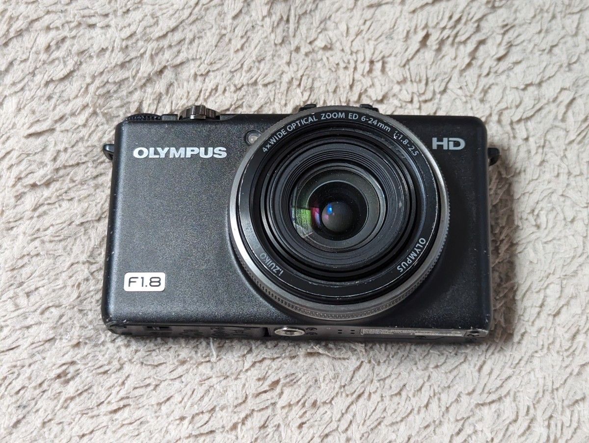 【状態良好】OLYMPUS デジタルカメラ XZ-1 ブラック 1000万画素 1/1.63型高感度CCD 大口径F1.8
