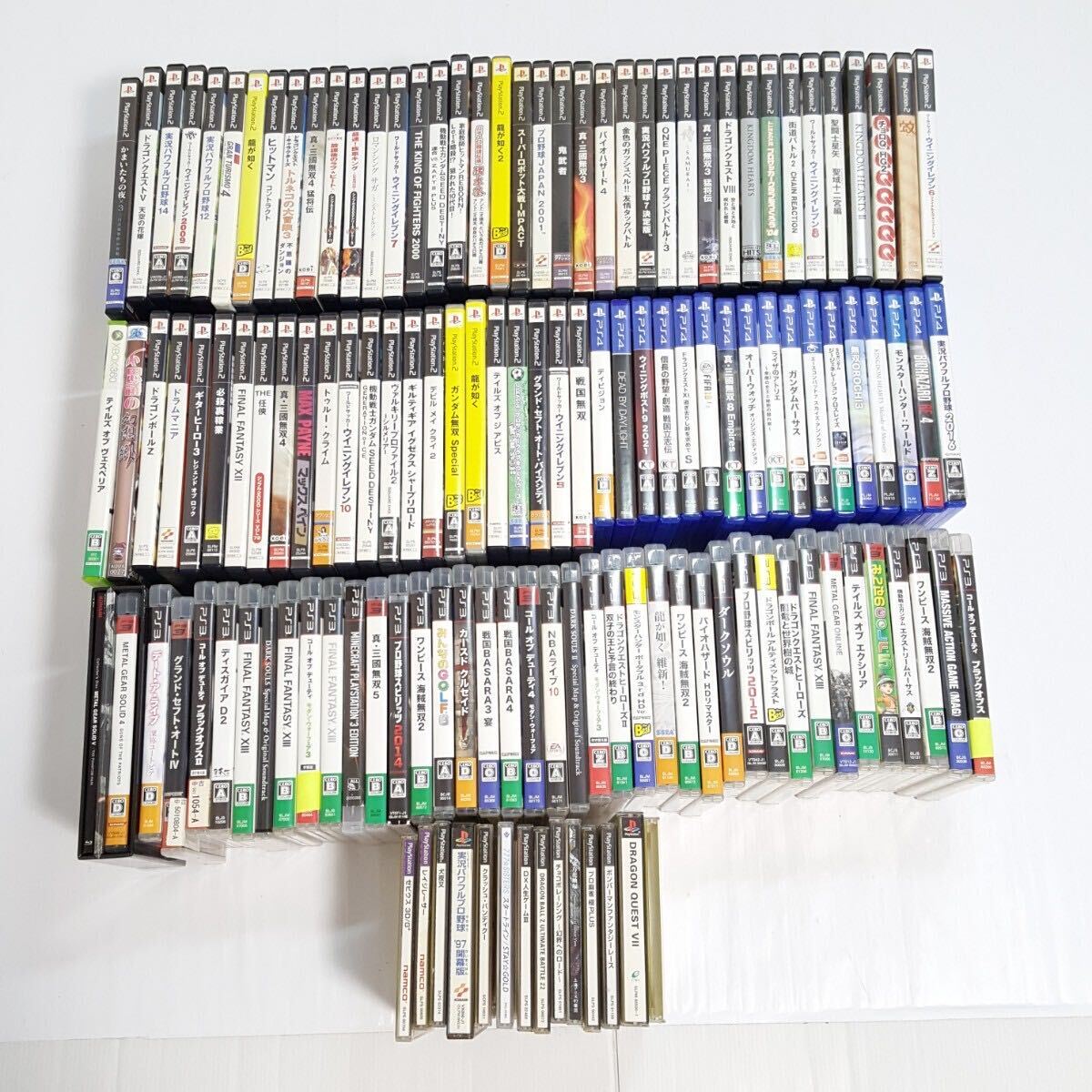 24) PS1 PS2 PS3 PS4ソフト 約132点 まとめ売り 未検品 ジャンク 24) PS1 PS2 PS3 PS4ソフト 約132点 まとめ売り 未検品 ジャンク