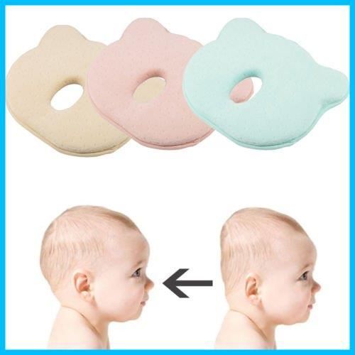 ◆ベビーピロー 新生児のためのフラットヘッドを防ぎます （0-24ヶ月）（ブルー）
