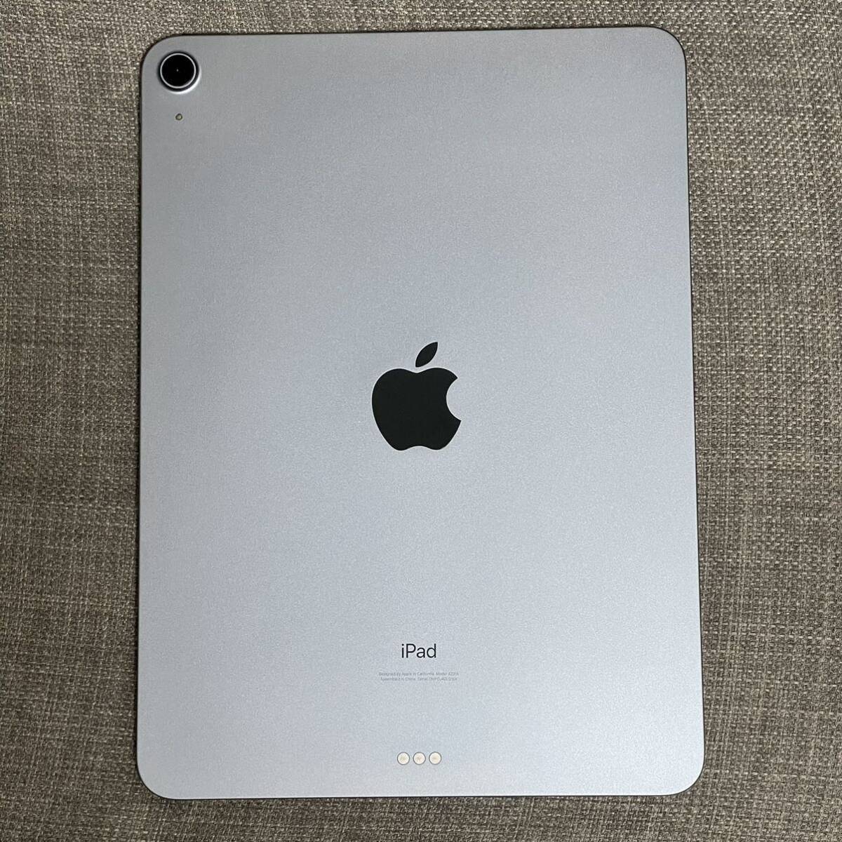 10.9インチiPad Air Wi-Fiモデル 256GB - スカイブルー本体 Apple 稼働確認済 美品 アップルストア購入品 ワンオーナー_画像2