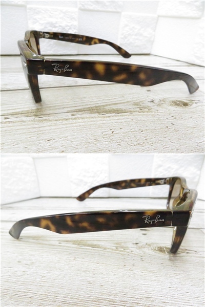 5J023SZ◎Ray-Ban レイバン WAYFARER ウェイファーラー 型番不明  サングラス 眼鏡フレーム◎中古品の画像3
