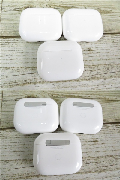 5J233NZ◎充電ケースのみ　Ａpple AirPods 第3世代 ケース A2566 イヤホン無し　3点セット◎中古品_画像2