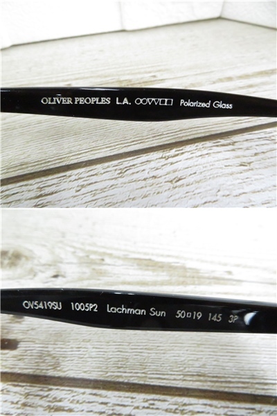 5J243NZ◎oliverpeoples　オリバーピープルズ　OV5419SU　Lachman　Sun　ポラライズドレンズ　サングラス 眼鏡フレーム　メガネ◎中古品_画像6