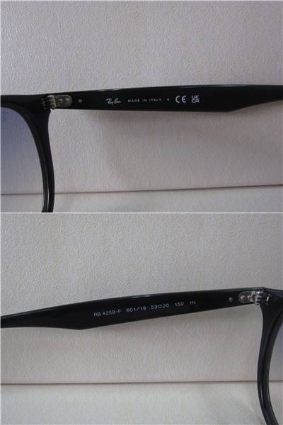 5E185NZ◎Ray-Ban/レイバン RB4259-F 601/19　サングラス/メガネ ブルー◎中古品_画像6