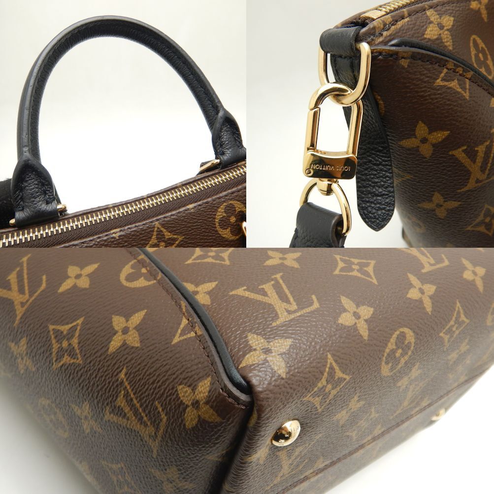 LOUIS VUITTON ルイヴィトン モノグラム トゥルネルPM M44057 2WAY ハンドバッグ ノワール/251731【中古】_画像8