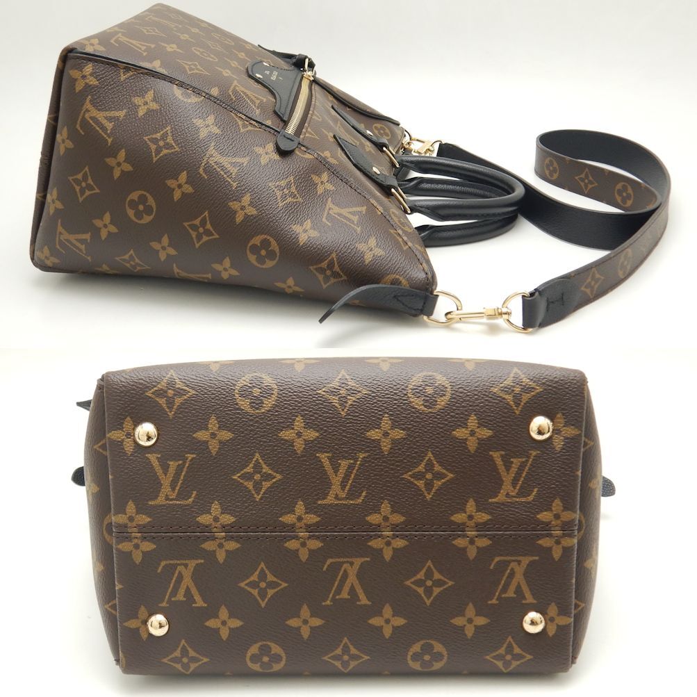 LOUIS VUITTON ルイヴィトン モノグラム トゥルネルPM M44057 2WAY ハンドバッグ ノワール/251731【中古】_画像4