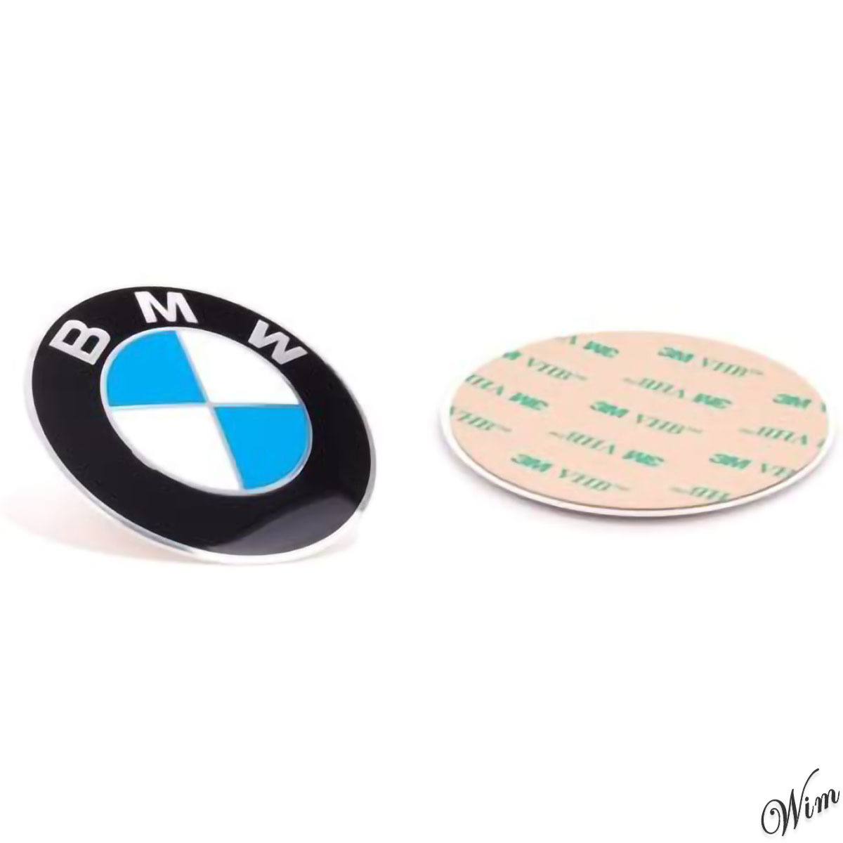 ◆BMWホイールエンブレム◆ ステッカー デカール 直径7cm 70mm 両面テープ 簡単取付 フリントエンブレム 自動車 バイク アクセサリー 