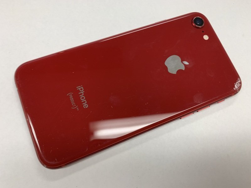 JN837 SIMフリー iPhone8 レッド 64GB ジャンク ロックOFF_画像2