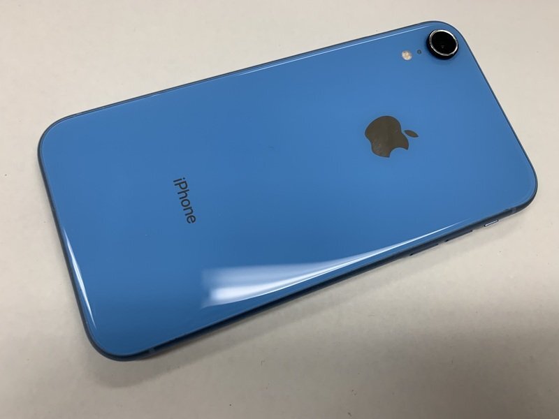 JN968 SIMフリー iPhoneXR ブルー 64GB ジャンク ロックOFF_画像2