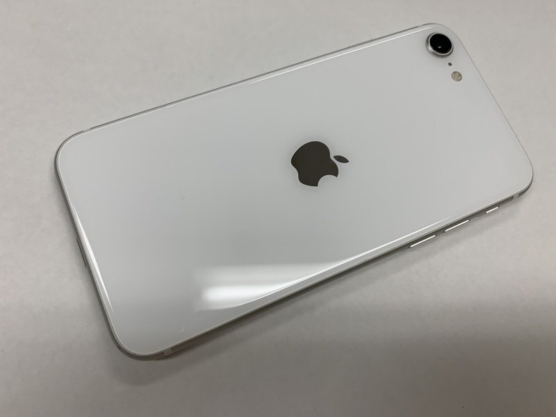 JO035 SIMフリー iPhoneSE 第2世代 ホワイト 128GB ジャンク ロックOFF_画像2