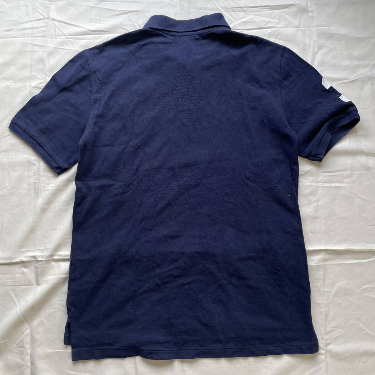 POLO RALPH LAUREN ラルフローレン ポロシャツ 半袖 ビッグポニー ロゴ刺繍 ネイビー XL メンズ 1円_画像5