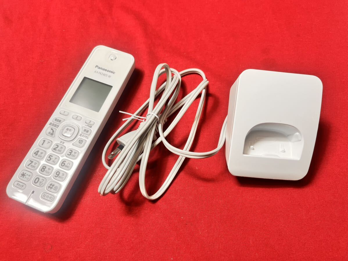 パナソニック Panasonic コードレス子機付 電話機 コードレス電話機 VE-GD27DL（子機1台・ホワイト）の画像2
