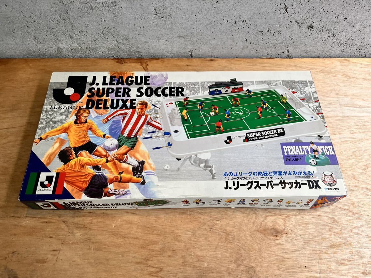  подлинная вещь Epo k фирма J Lee g super футбол DX jumbo футбол запись игра Showa Retro игрушка текущее состояние товар 