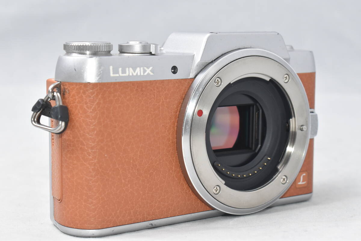 Panasonic パナソニック LUMIX DMC-GF7 ボデイ ブラウン ミラーレス一眼カメラ_画像3