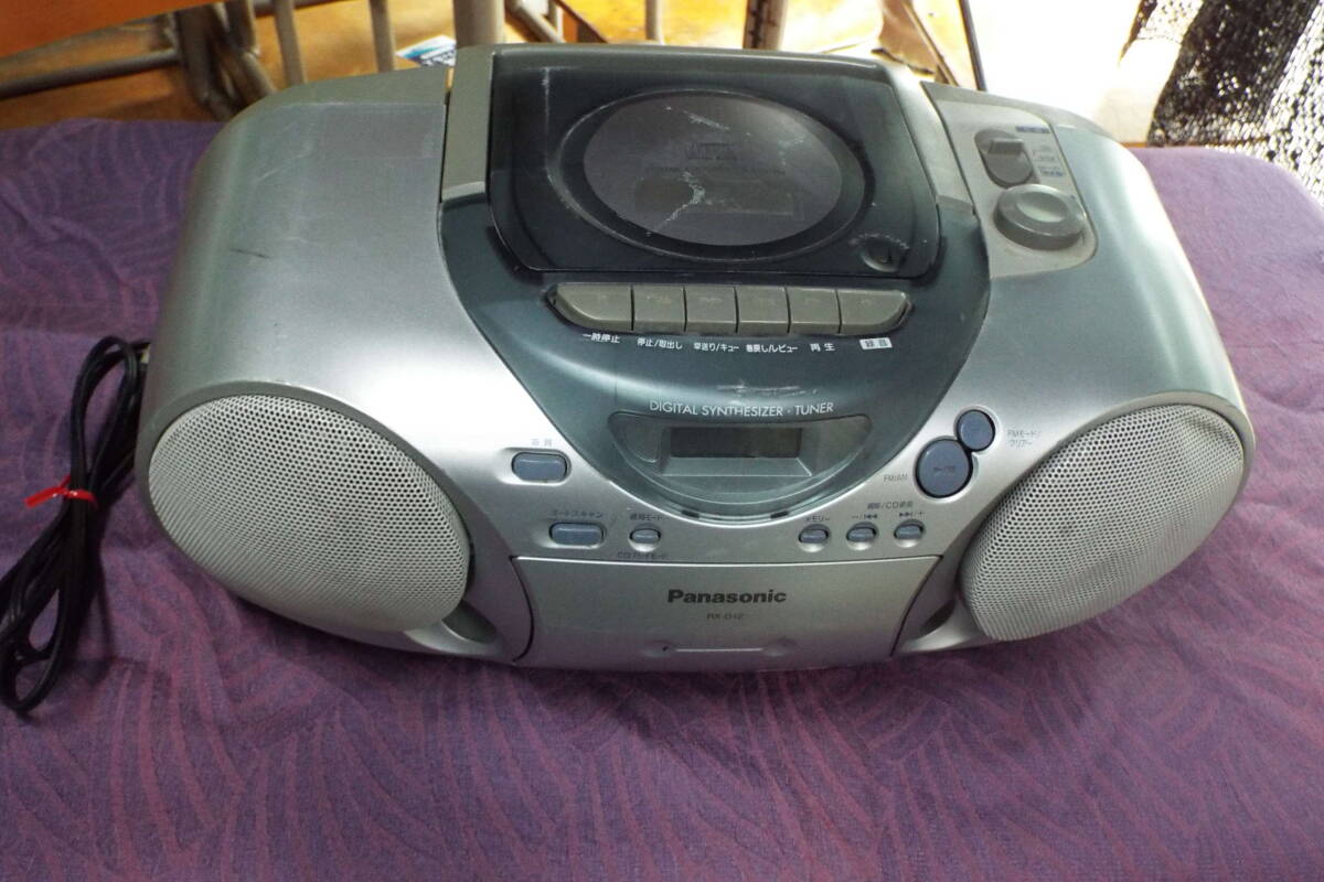 PANASONIC　CDラジカセ　RX－D12　_画像1