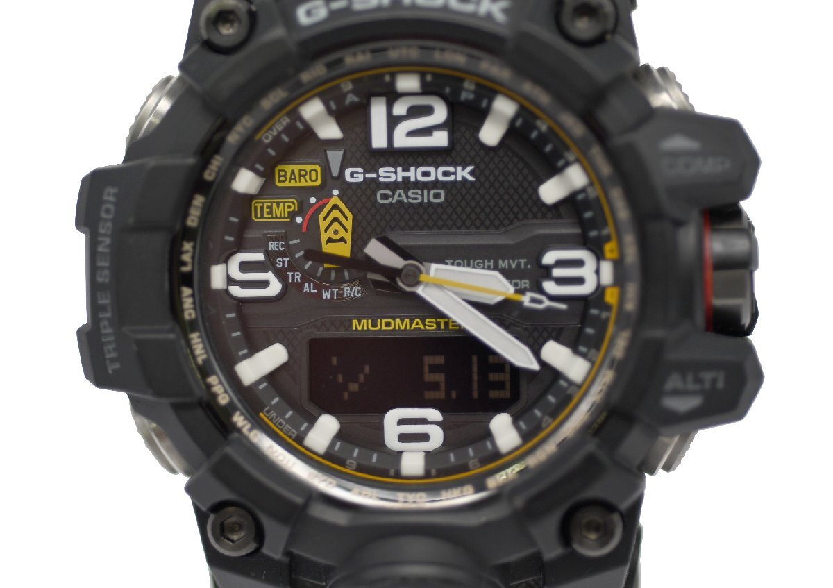 [中古品] 稼働品【CASIO】カシオ G-SHOCK MUDMASTER マッドマスター GWG-1000-1A3JF 動作OK トリプルセンサーVer.3 中古品_画像2