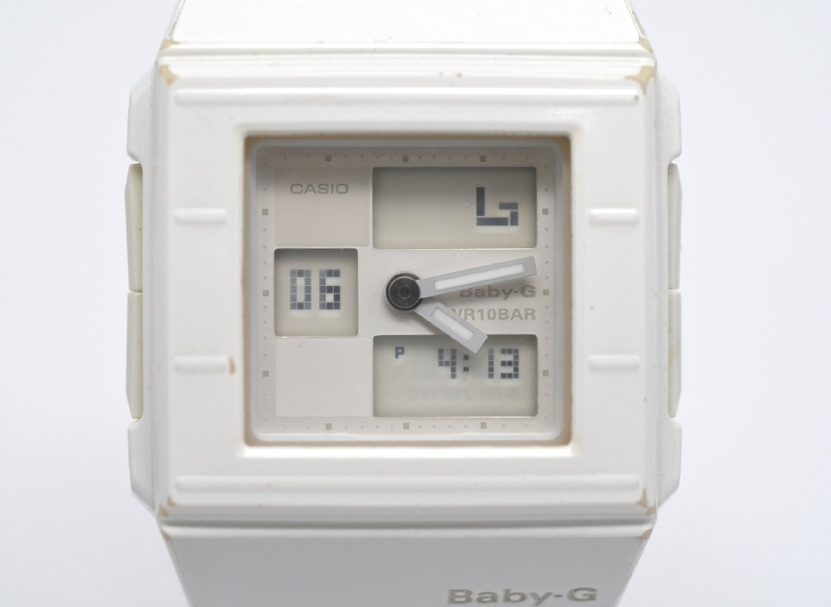 [ secondhand goods ] operation goods [CASIO] Casio Baby-G BGA-200 rental Kett white color operation OK secondhand goods 