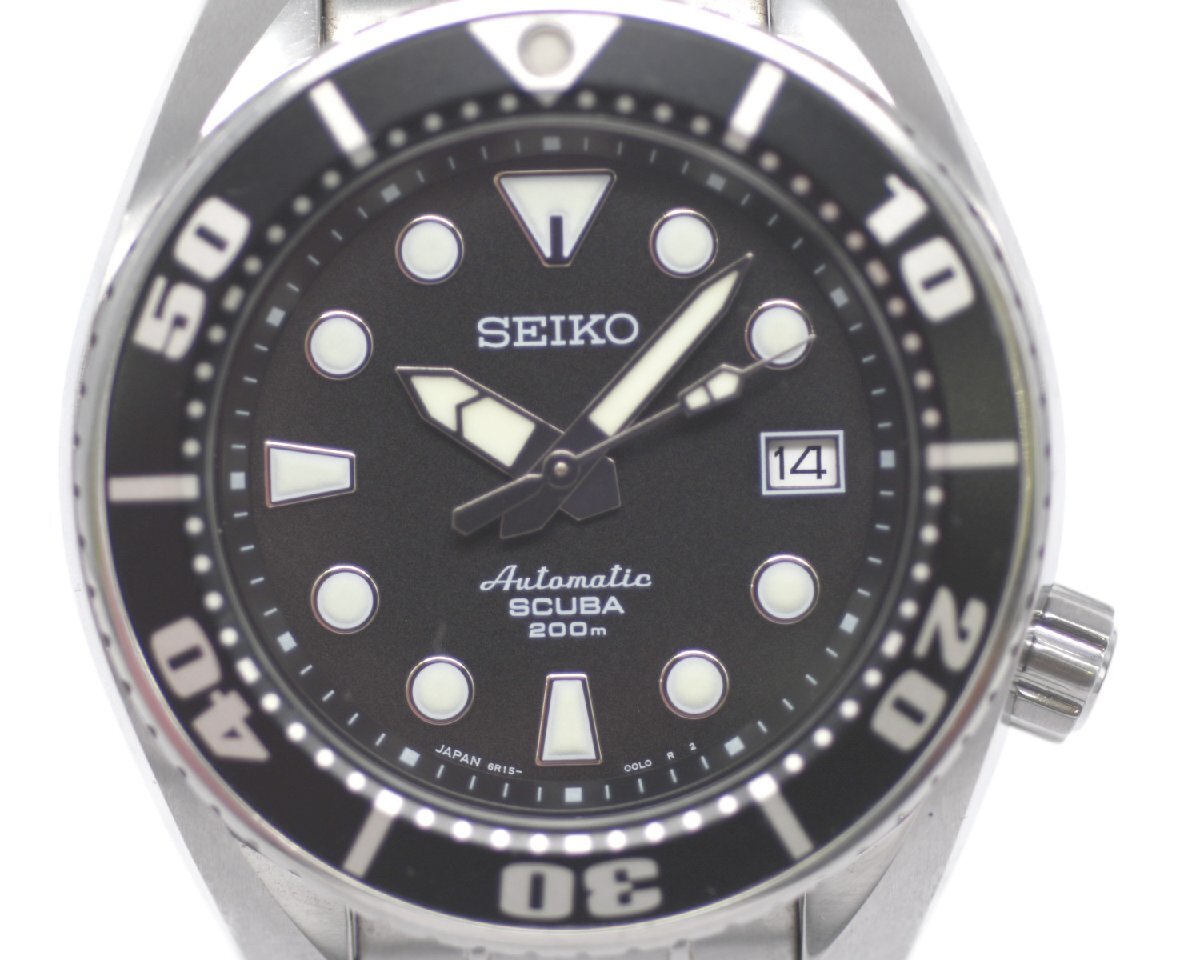 [美品] 稼働品【SEIKO】セイコー PROSPEX プロスペックス ダイバー 200ｍ防水 SBDC001 6R15-00G0 自動巻 中古品 レアモデル_画像1