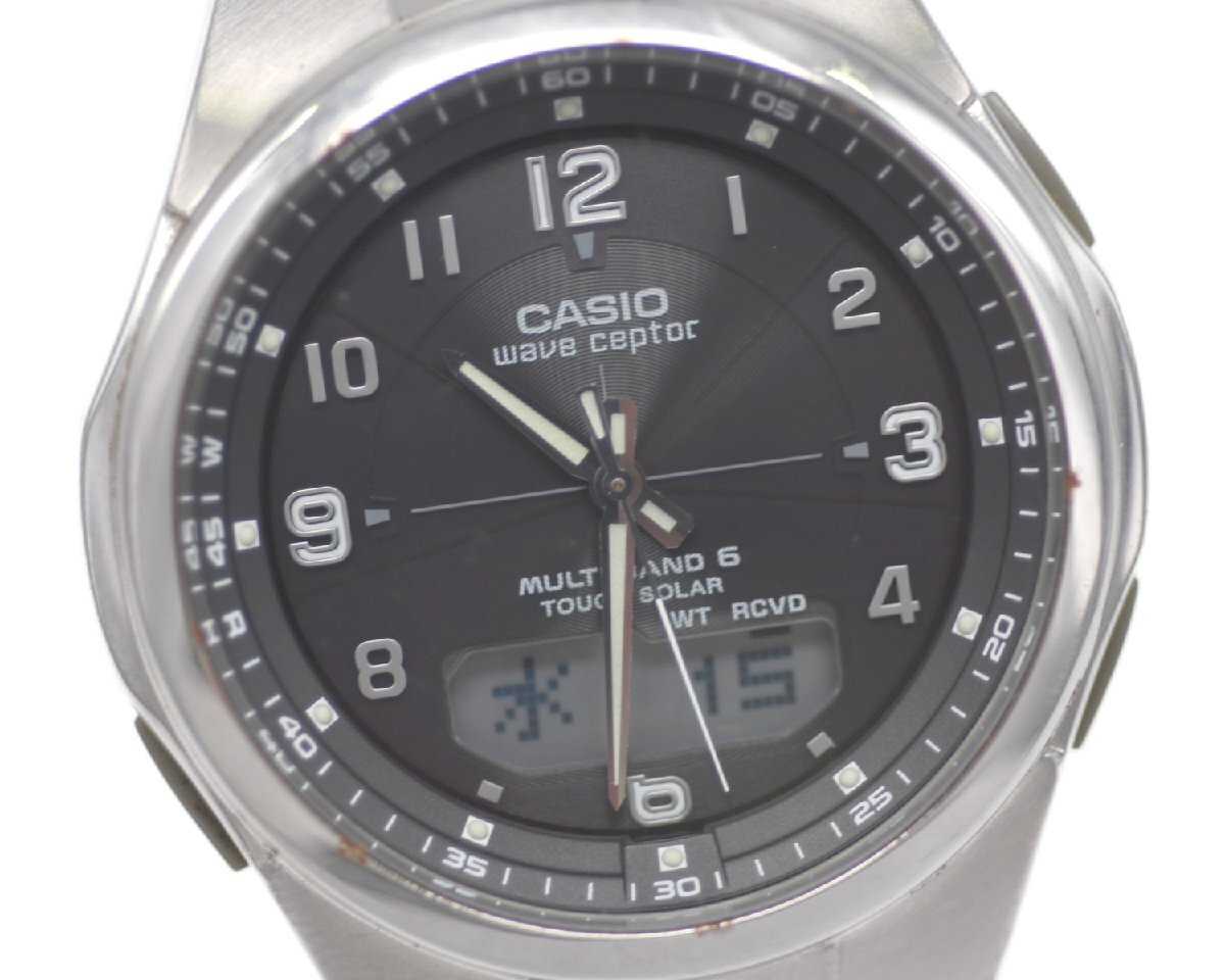 [中古品] 稼働品【CASIO】カシオ WVA-M600 WAVECEPTOR マルチバンド6 電波ソーラー 中古品_画像3