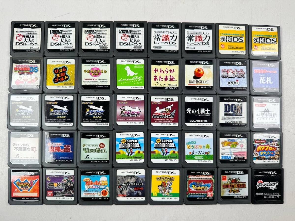 ♪【中古】Nintendo DS ソフト 40本 まとめ 任天堂 ニンテンドー ゲーム 動作未確認 ＠送料370円(4)の画像1