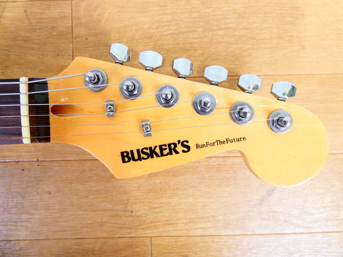 【USED!BUSKER'S エレキギター BST-2H★バスカーズ/ストラトタイプ/ケース・アーム付き ※現状品＠160（4）】の画像5